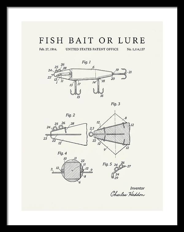 Fish Bait Or Lure Minimalist Patent Us1114137a