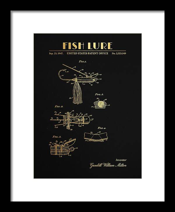 Fish Lure Gold Patent Us2523949a