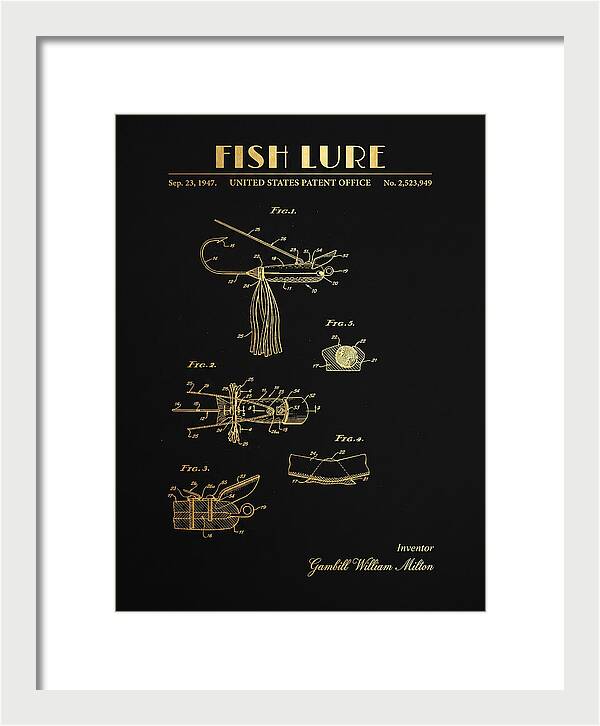 Fish Lure Gold Patent Us2523949a