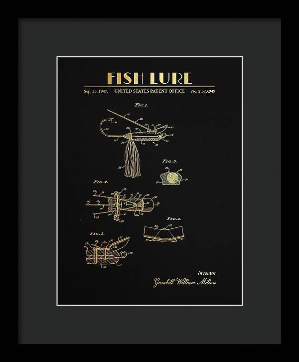 Fish Lure Gold Patent Us2523949a