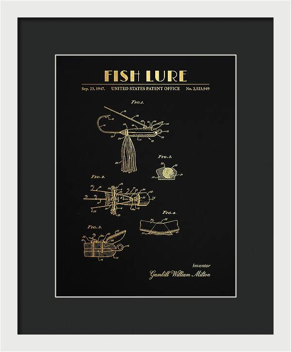 Fish Lure Gold Patent Us2523949a