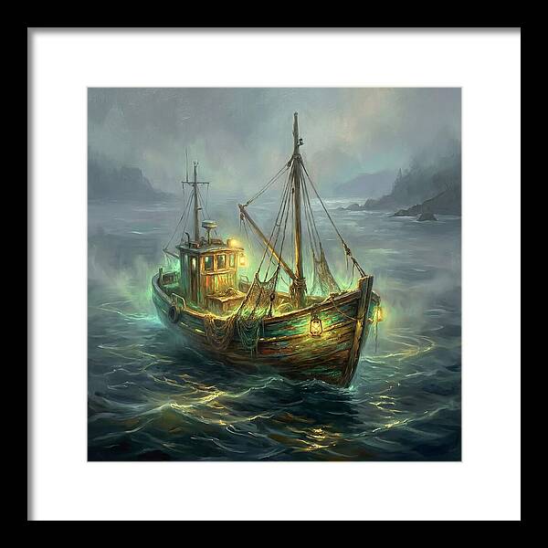 Fishing Boat At Dusk