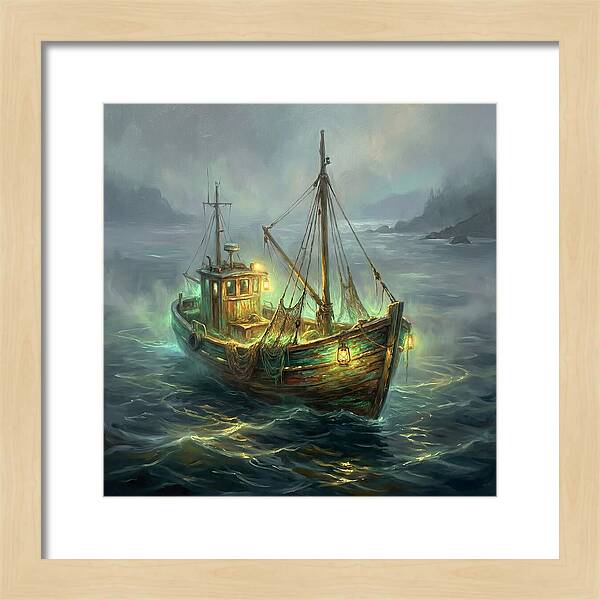 Fishing Boat At Dusk