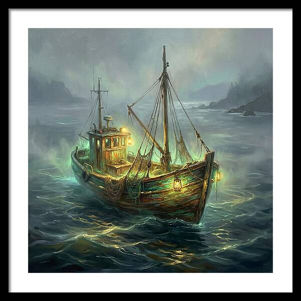 Fishing Boat At Dusk
