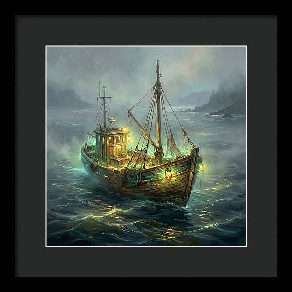 Fishing Boat At Dusk