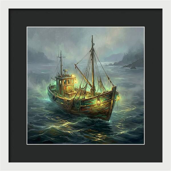Fishing Boat At Dusk