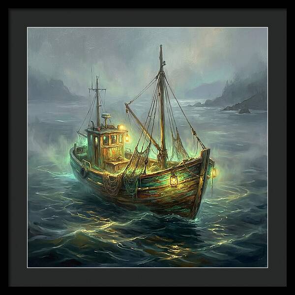 Fishing Boat At Dusk