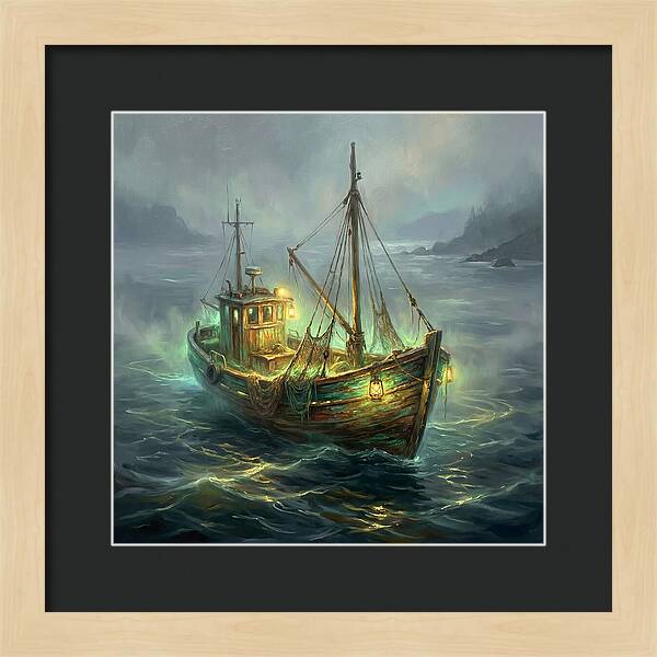 Fishing Boat At Dusk