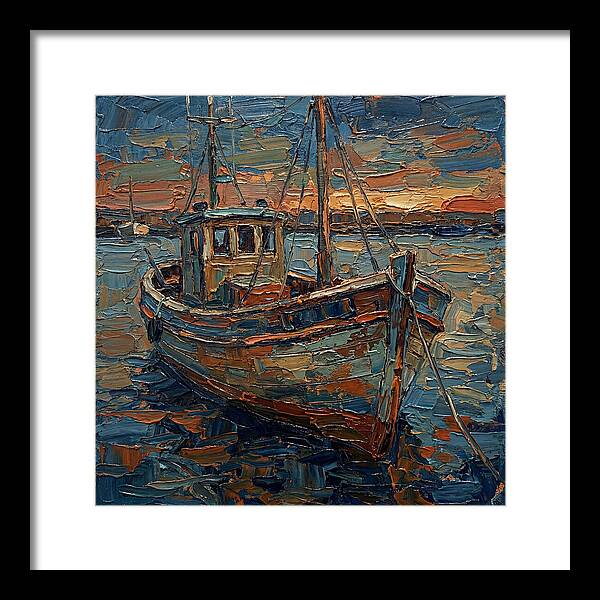 Fishing Boat At Dusk