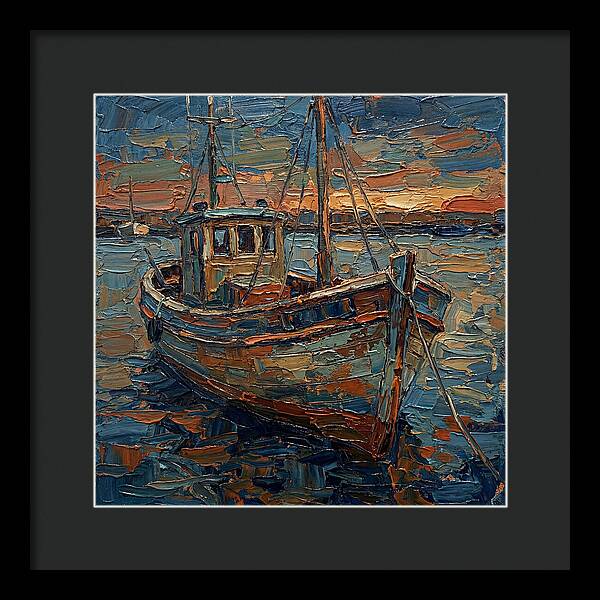 Fishing Boat At Dusk