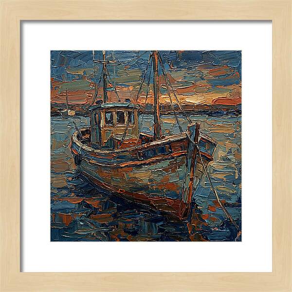Fishing Boat At Dusk