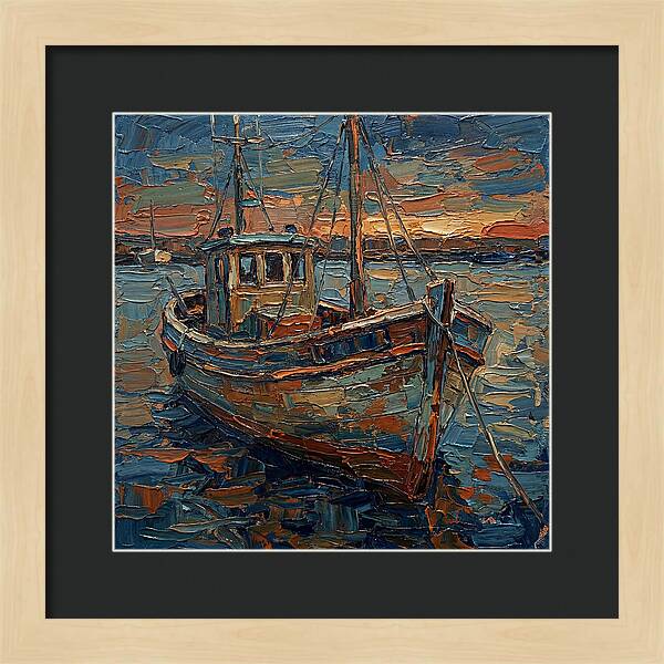 Fishing Boat At Dusk