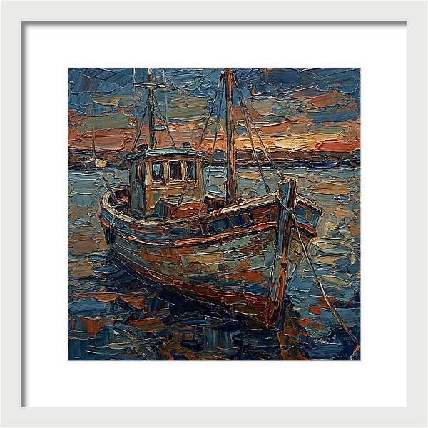 Fishing Boat At Dusk