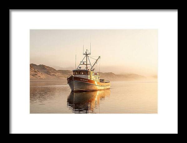 Fishing Boat At Sunrise