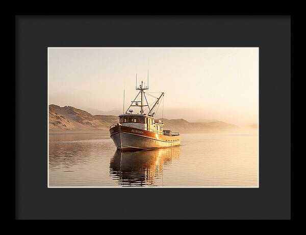 Fishing Boat At Sunrise