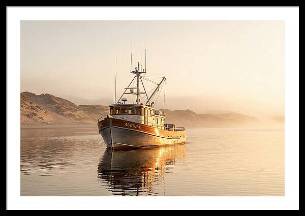Fishing Boat At Sunrise
