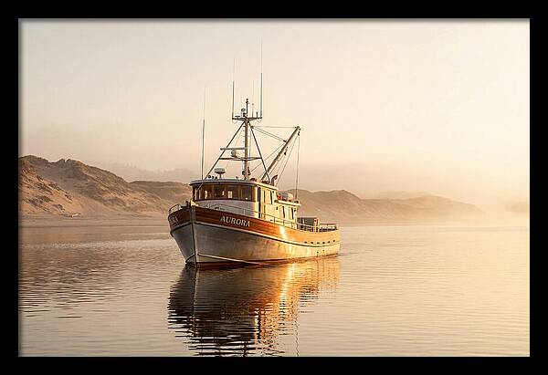Fishing Boat At Sunrise
