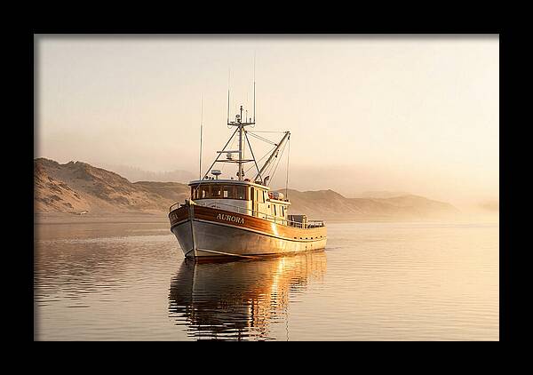 Fishing Boat At Sunrise