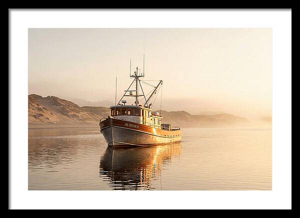 Fishing Boat At Sunrise