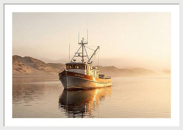 Fishing Boat At Sunrise