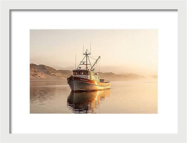 Fishing Boat At Sunrise