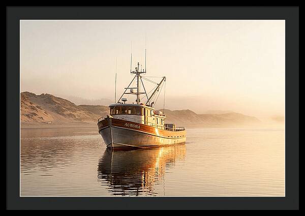 Fishing Boat At Sunrise
