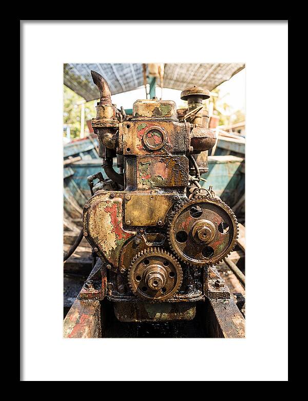 Fishing Boat Engine Detail