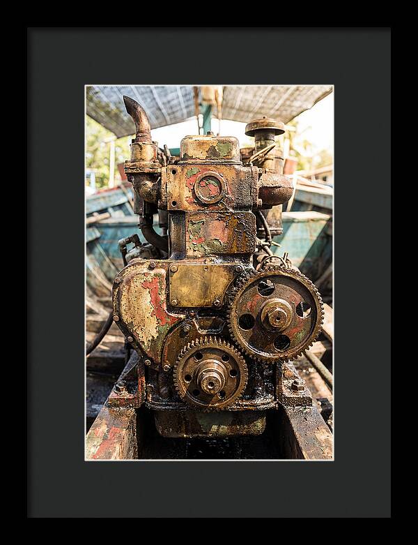 Fishing Boat Engine Detail