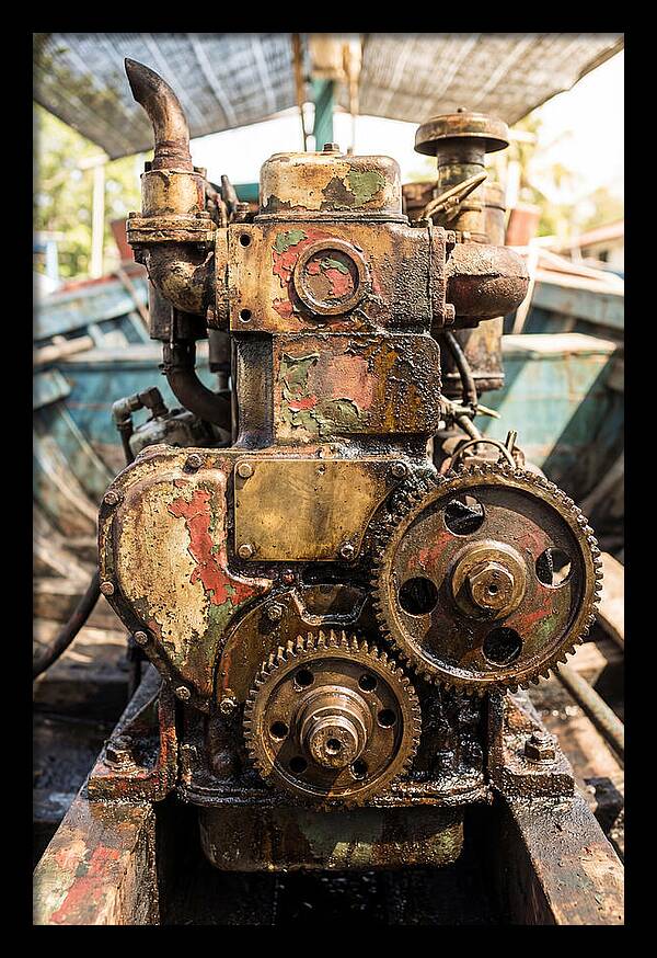 Fishing Boat Engine Detail