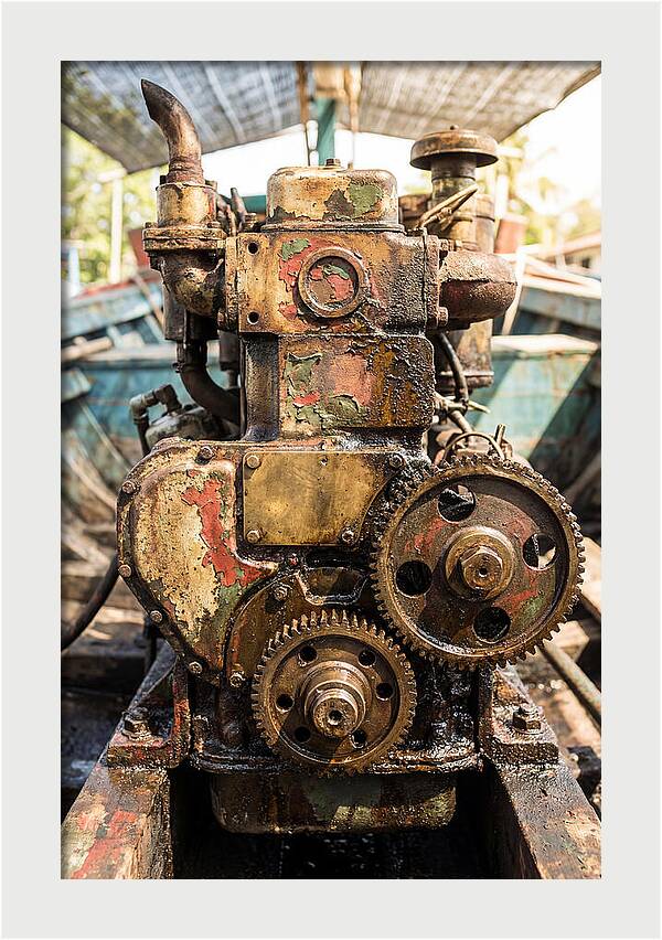 Fishing Boat Engine Detail