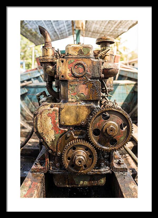 Fishing Boat Engine Detail