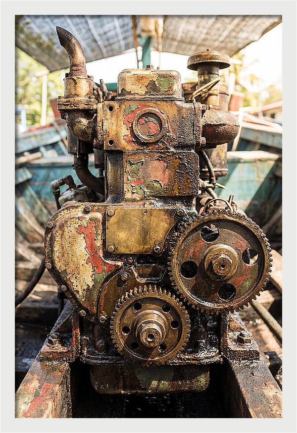 Fishing Boat Engine Detail