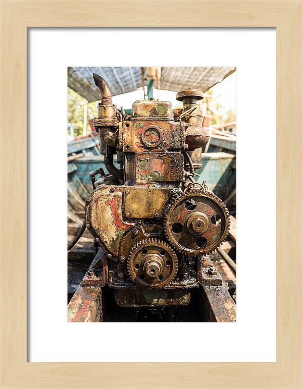 Fishing Boat Engine Detail