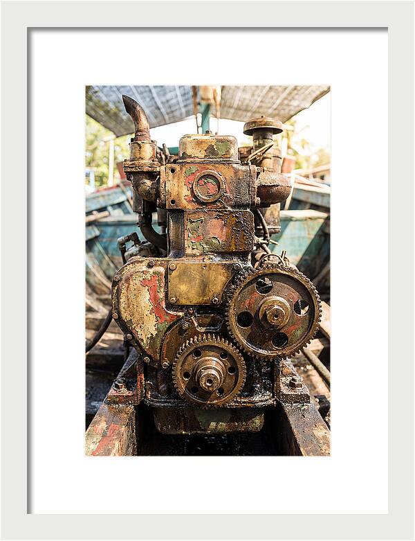 Fishing Boat Engine Detail