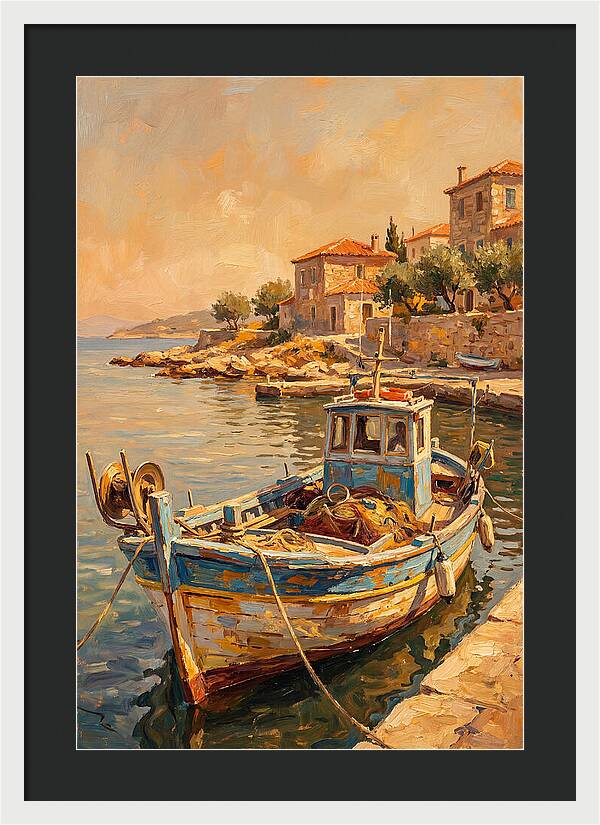 Fishing Boat In The Mediterranean
