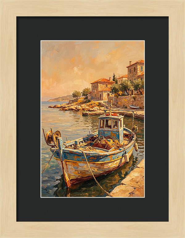 Fishing Boat In The Mediterranean