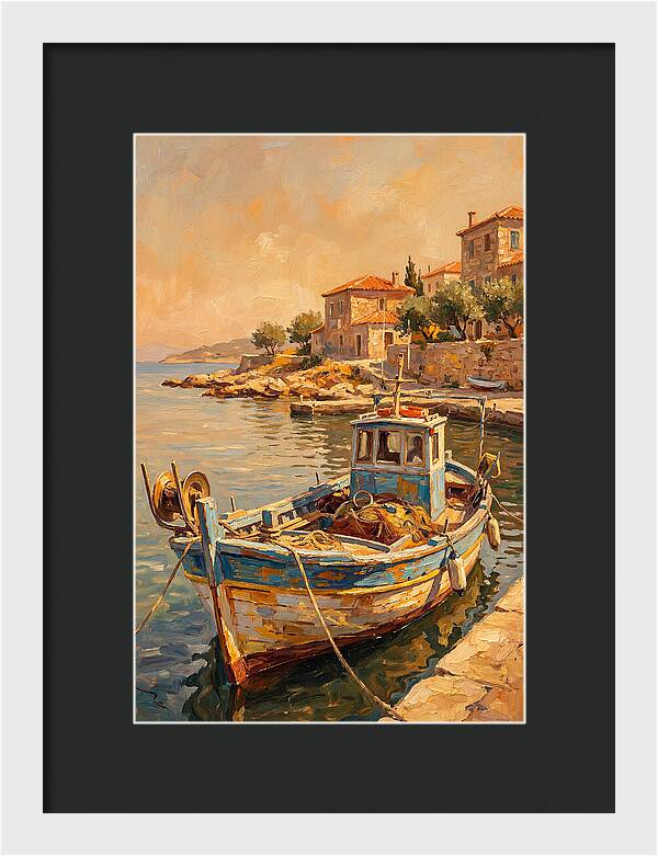 Fishing Boat In The Mediterranean