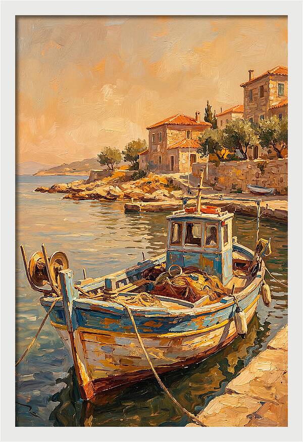 Fishing Boat In The Mediterranean