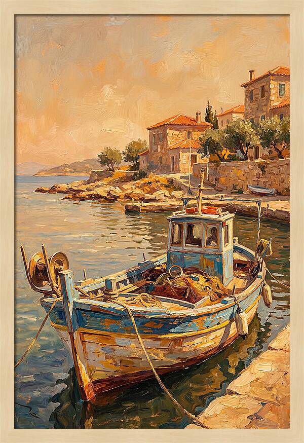 Fishing Boat In The Mediterranean