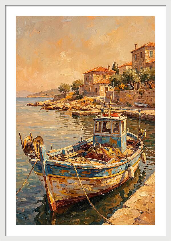 Fishing Boat In The Mediterranean