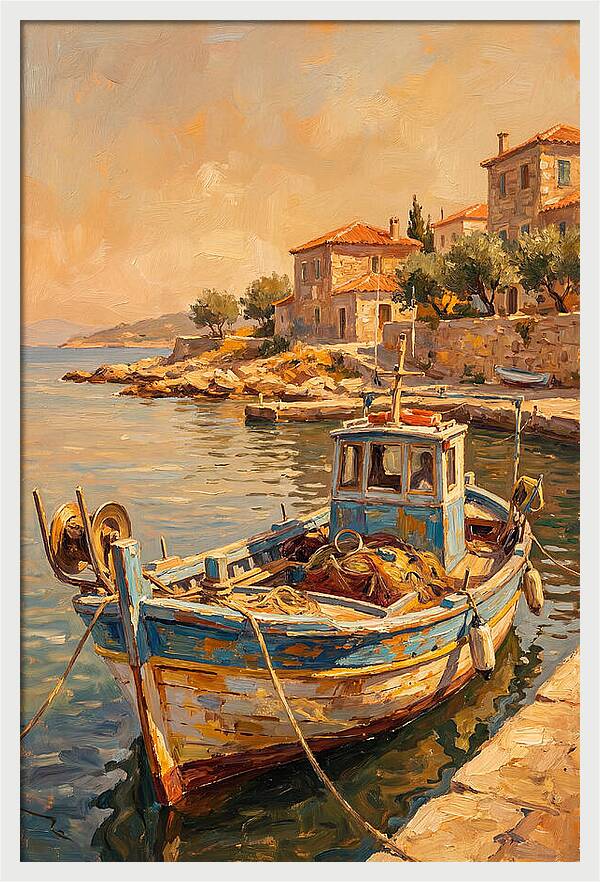 Fishing Boat In The Mediterranean