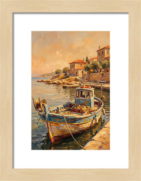 Fishing Boat In The Mediterranean