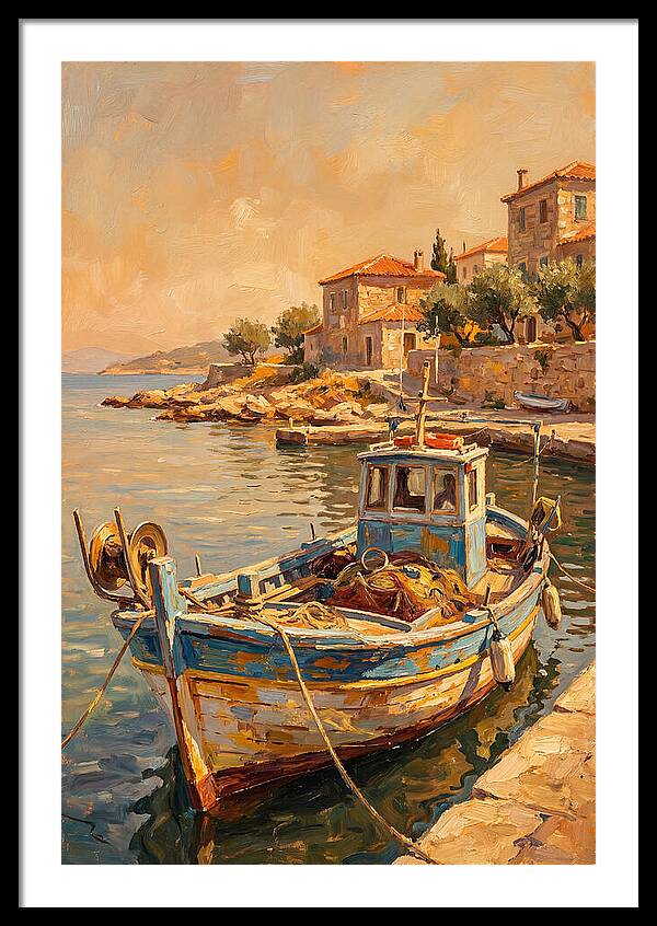 Fishing Boat In The Mediterranean