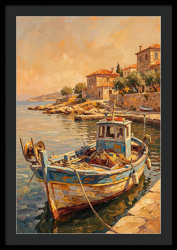 Fishing Boat In The Mediterranean