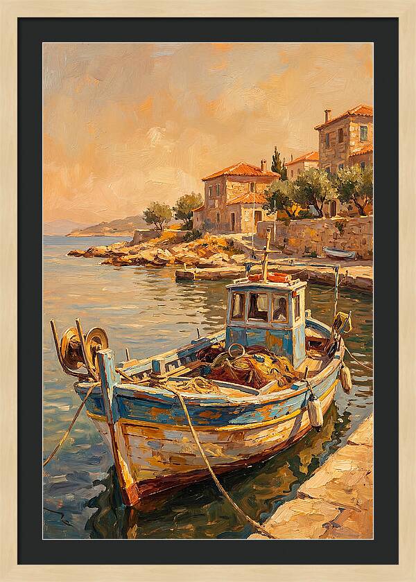 Fishing Boat In The Mediterranean