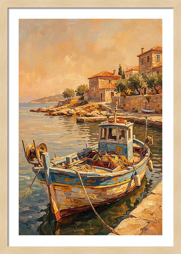 Fishing Boat In The Mediterranean