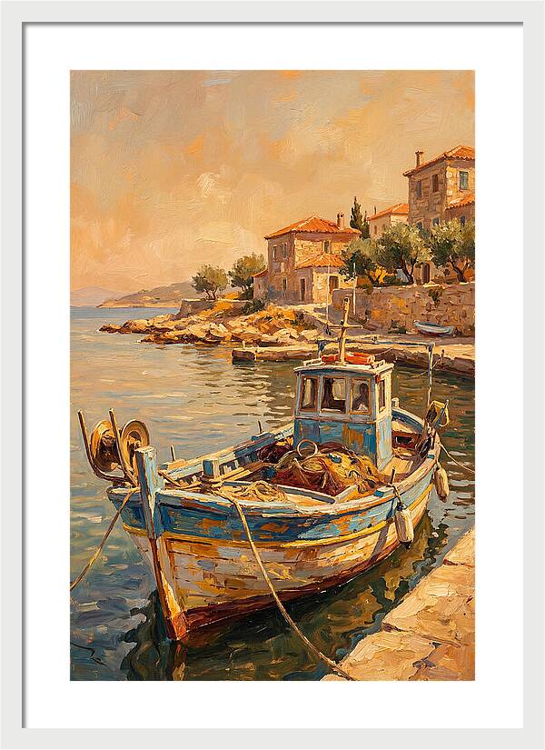 Fishing Boat In The Mediterranean