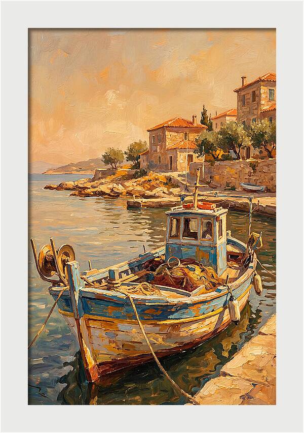 Fishing Boat In The Mediterranean