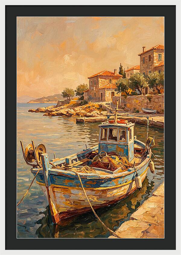 Fishing Boat In The Mediterranean