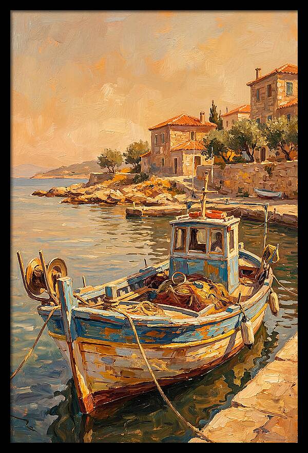 Fishing Boat In The Mediterranean